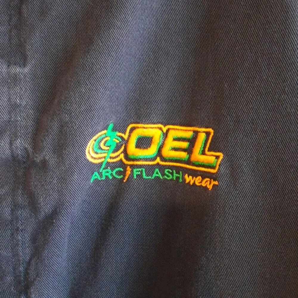 OEL Arc Flash Wear 12 CAL CM2 Navy Blue Electrician Safety Work Wear Coverall 2X